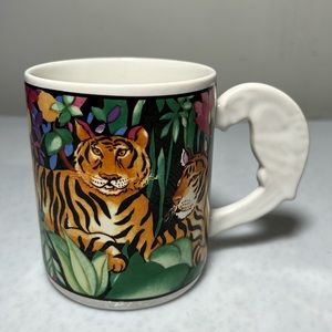 Vintage Vitromaster 1993 rain forest coffee mug designed by Sue Zipkin